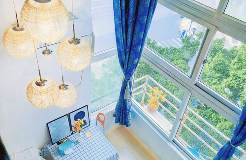 Nanshan Apartment | Chic Loft 1-bedroom apartment in brilliant Shenzhen Nanshan with WiFi, AC