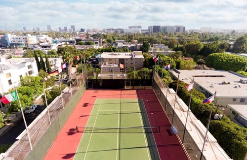 Tri-West Hotel | Chic Oasis in West Hollywood's Heart! 3 Units w/Balconies! Pool & Tennis Court!