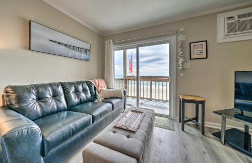 Sneads Ferry Apartment | Chic Oceanfront North Topsail Beach Condo with Deck
