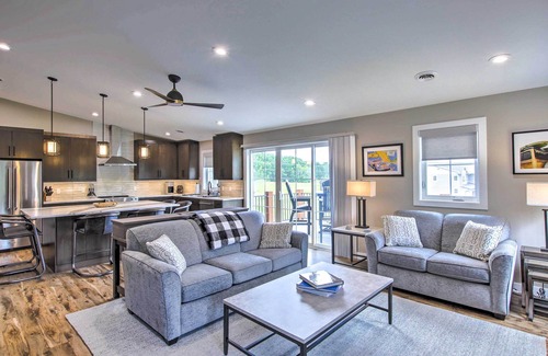 Plymouth House | Chic Plymouth Townhome < 1 Mi to Road America