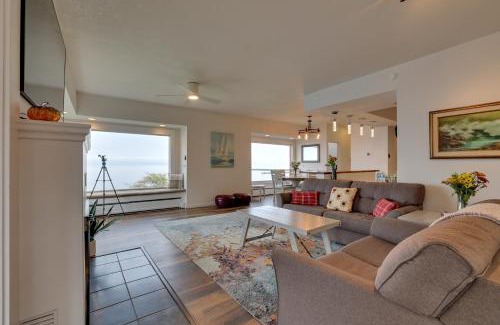 Port Angeles House | Chic Port Angeles Home with Oceanfront Balcony!