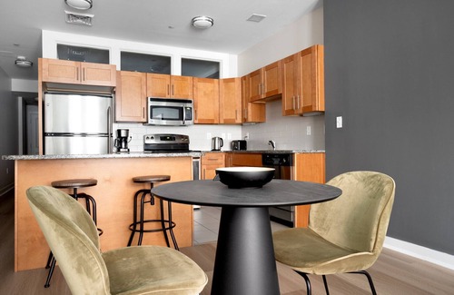 Central Square Apartment | Chic Somerville 1BR w/W/D in Building, nr Harvard & MIT, by Blueground