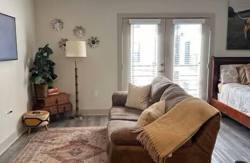 OST - South Union Apartment | Chic Studio Apartment with AC, WiFi, fitness room in Med Cntr Houston