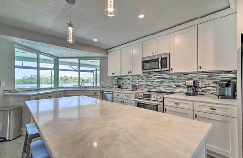 West Port House | Chic Waterfront Home w/Pool, Beach & Gulf Access!