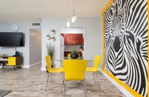 Coral Shores Apartment | Chic Zebra Condo - Prime Fort Lauderdale Spot