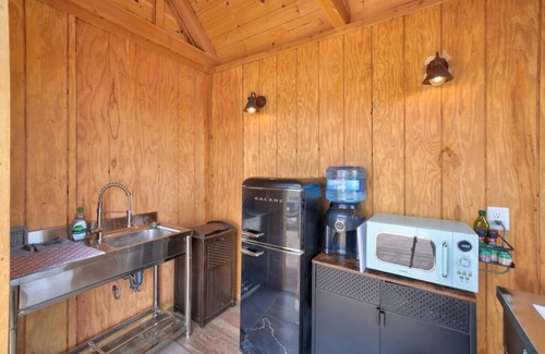 Mount Pleasant RV Rental | Chief's Lodge · Luxury Glamping Teepee w/King Bed on private Mtn!