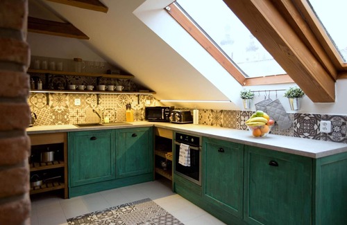 Prague 1 Apartment | Chill in a Hanging Chair at an Old Town Bohemian Loft