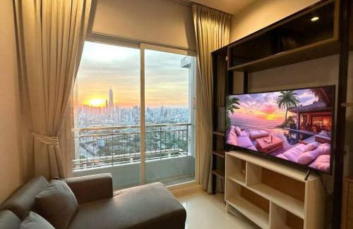 Makkasan Apartment | Circle luxury Condominium City view 42 Floor