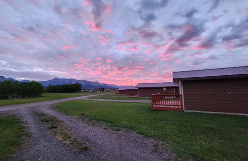 East Glacier Park Village House | Circle R Cabin 7, Private Ranch, Mountain Views