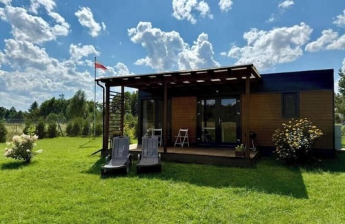 Szeligi Cabin | Cisy Resort - fenced area, for guests with dogs