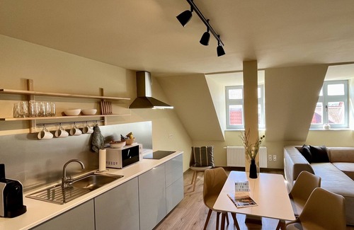 Loebau Apartment | City Apartment mit Mittelaltercharme & Bergblick - Ruhige Lage!