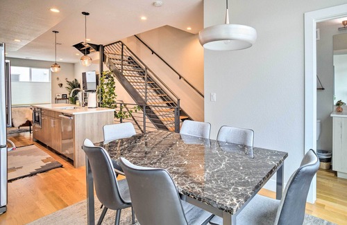 West Colfax Apartment | City Skyline Views: Upscale Denver Townhome