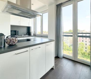 Hochfeld Apartment | CityLoft - Augsburger Innenstadt-Bismarckviertel - kostenloser Tiefgaragenstellplatz