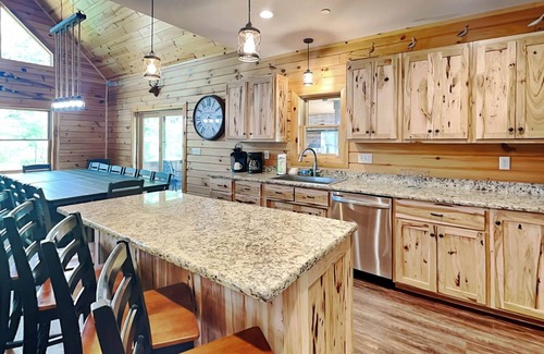 McHenry House | CJ's Mountain Lodge | Indoor Pool, Hot Tub, Fire Pit