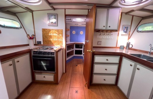 Regional District of Nanaimo Boat Rental | Classic 1954 53' Chris-Craft Constellation -Custom Trips - Comes with Captain