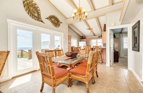 Galveston House | Classic 2nd Row Beachside Home w/Gulf Views, Outside Shower, Easy Beach Access