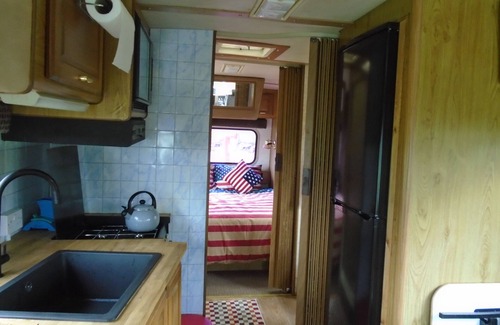 Ferrensby House | classic 80,s american winnebago camper with hot tub