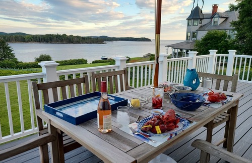 Castine House | Classic Coastal Maine Retreat with Private Beach & Spectacular Waterfront Views