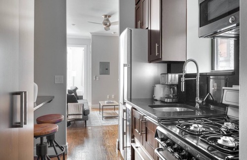Alphabet City Apartment | Classic East Village 1BR w/W/D, nr cafes, by Blueground