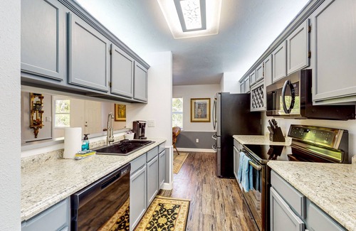 Lake Placid House | Classic home close to Lake Placid with modern updates, W/D, AC, & patio