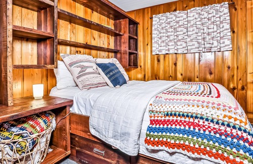 Presque Isle House | Classic, lakefront suite at a vintage resort with communal dock, firepit & views