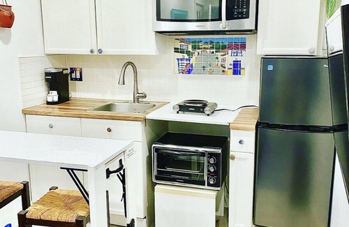 Maple Ridge House | Clean Modern Kitchenette Suite with Mexican Charm