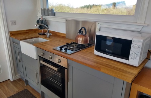 Dalry House | Cleeves Cabins, Ailsa Luxury Lodge With hot tub
