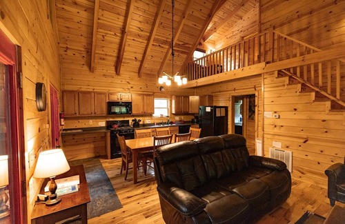 Rogers Cabin | Cliffview Resort Cabin with Hot Tub, Wi-Fi, Awesome Screened Porch, Gas Grill.