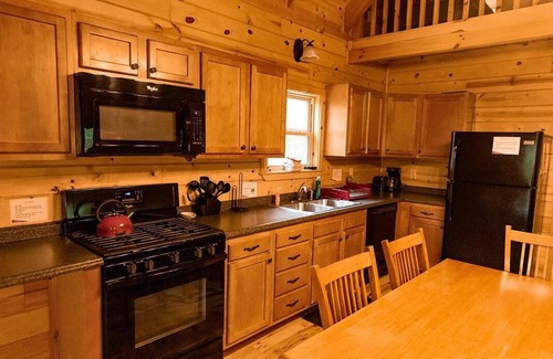 Rogers Cabin | Cliffview Resort Cabin with Hot Tub, Wi-Fi, Awesome Screened Porch, Gas Grill.