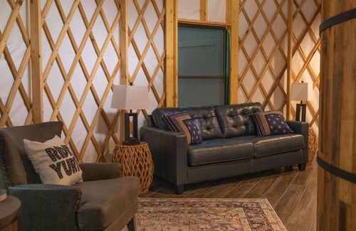 Livingston Cabin | Close to nature, but with all the modern amenities, Two Creeks Crossing Resort