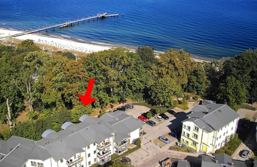 Gohren Apartment | Close to the beach, balcony, free AHOI adventure pool - Strandresidenz Brandenburg FeWo 04