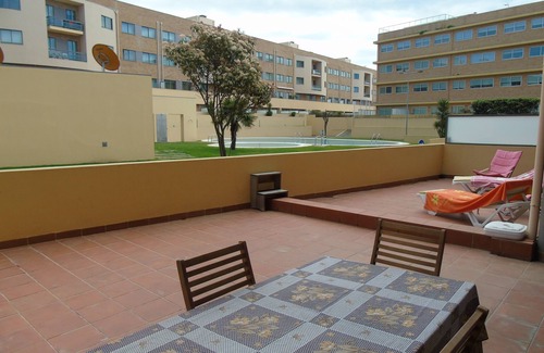 Povoa De Varzim Condo | CLOSED CONDOMINIUM ACCOMMODATION WITH POOL AND LARGE Internet TERRACE, 1000 m from the BEACH