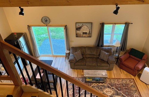 Stowe Area Cabin | Clover Meadow "barn" Cabin, Bright and open with beautiful views