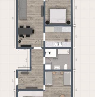 Leinefelde-Worbis Apartment | CLUBHAUS 6 - gemütliche DG-Wohnung mit Balkon, Badewanne & Netflix