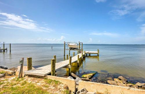Hobucken House | Coastal Escape Bayfront Home with Dock and Views