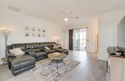 South Gulf Cove House | Coastal Home with Swim Spa and Lanai in Port Charlotte