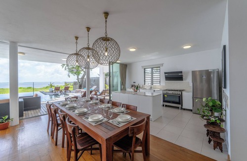 Surinam Villa | Coastal luxurious designed Beachfront villa 5 ensuite bedroom beachfront Villa