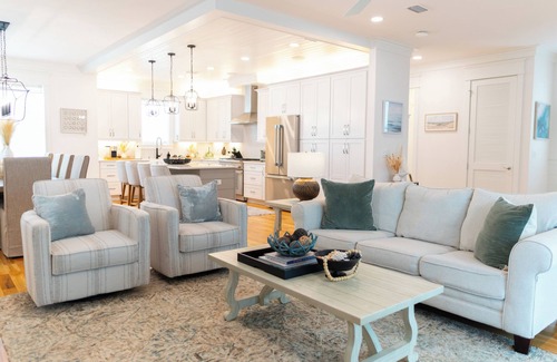 Grayton Beach House | Coastal Luxury Retreat! Free Easy Beach Access! Pool-Bikes Included-Game Room!