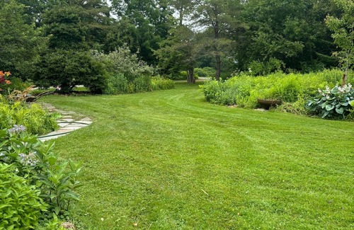 Yarmouth House | Coastal Maine home with beach and beautiful gardens