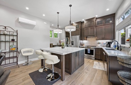 South Oceanside House | Coastal Modern Home w/Outdoor Lounge, FireTable, BBQ + Close to restaurants