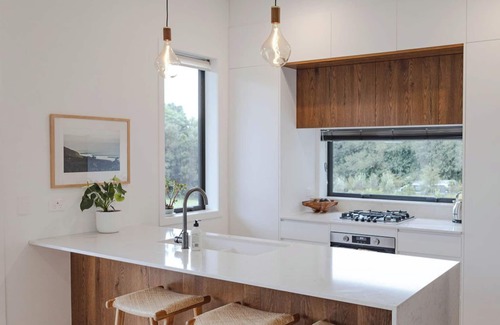 Mangawhai House | Coastal Oasis - Traditional barrel sauna