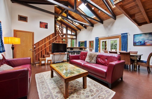 Fort Bragg House | Coastal redwood home with deck, forest view, gas grill, free WiFi