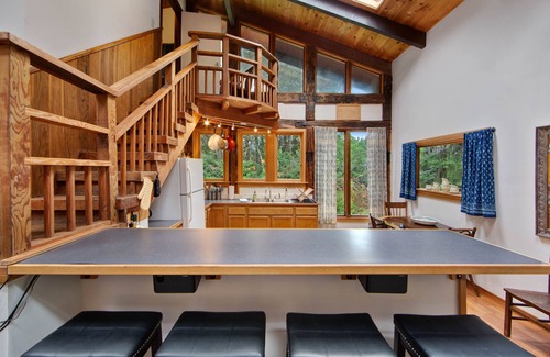 Fort Bragg House | Coastal redwood home with deck, forest view, gas grill, free WiFi