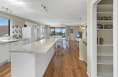 Batehaven House | Coastal Upper-Level Home with Pool Access