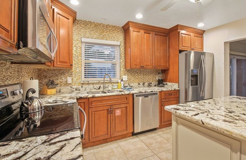 Cocoa Beach House | Cocoa Beach Bliss-Pool-Game room-Walk to Beach