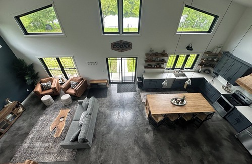 Cornell Cabin | Codax Retreat is a newly constructed cabin on the Chippewa River