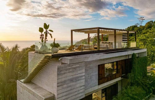 Santiago House | Colina Grande: Brand New, Luxury 7 Bedroom Villa Above Playa Hermosa