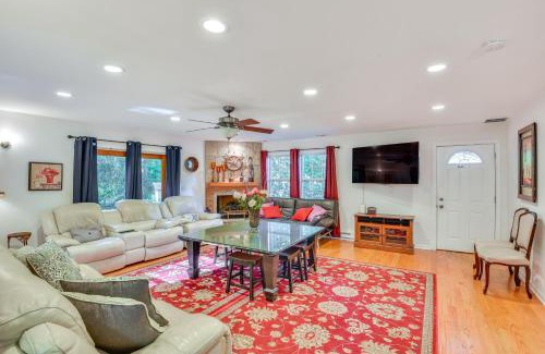 Lake Michigan Beach House | Coloma Retreat with Fire Pit, Walk to Beaches!