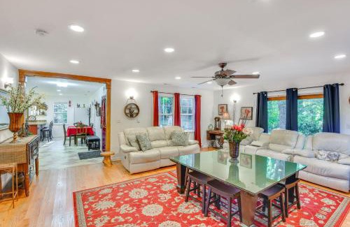 Lake Michigan Beach House | Coloma Retreat with Fire Pit, Walk to Beaches!