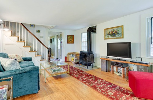Milanville House | Colorful Milanville Home w/ Backyard!